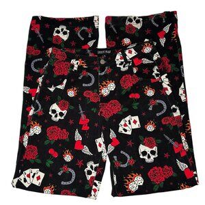 Dolls Kill Current Mood Up the Ante High Rise Printed Pants S